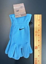 NWT Nike Youth Unisex Winter Gloves Blue 2008 New