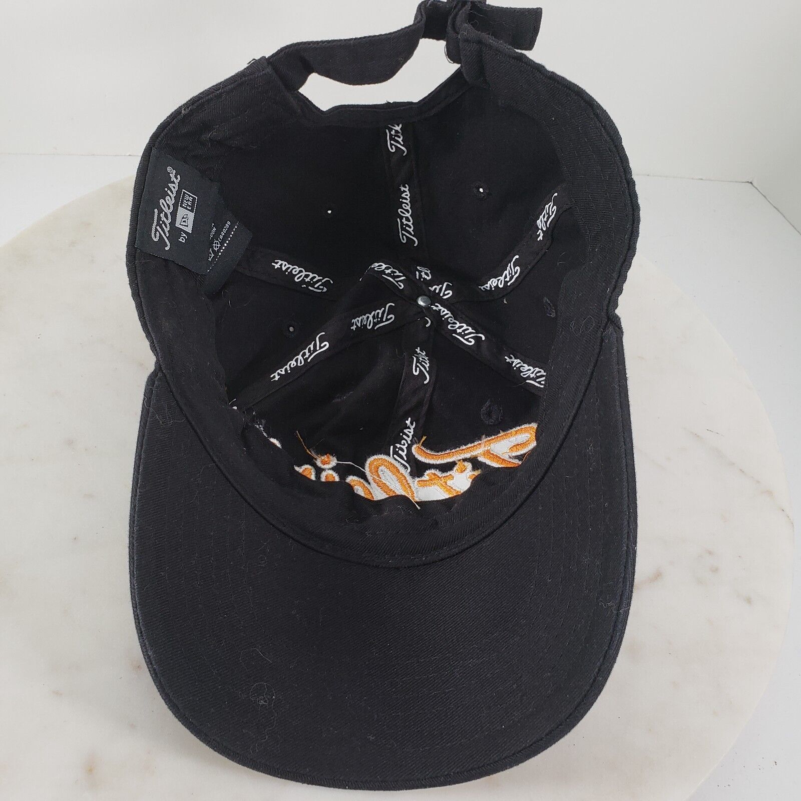 Titleist Hat Tanklogix Cap Black Gold Embroidered… - image 9