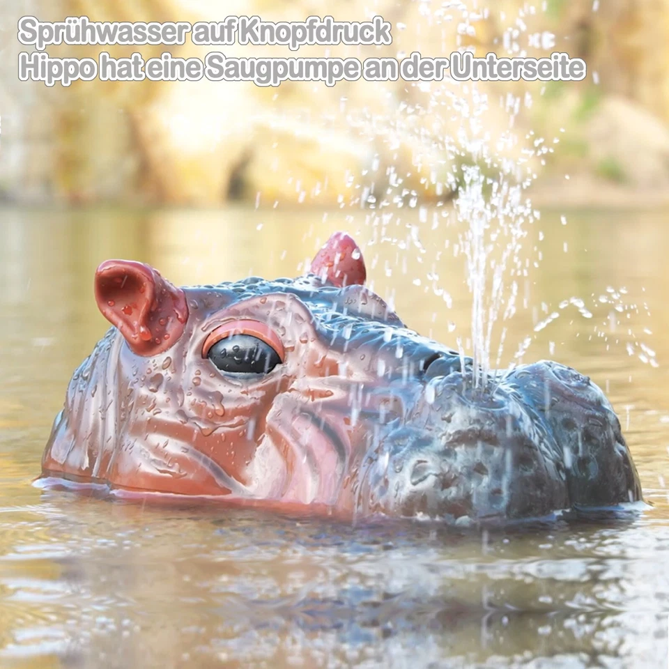 Ferngesteuertes Boot, Kinder RC Boot 2,4 GHz Nilpferd Spielzeug Kinder für Pools - Bild 2 von 4