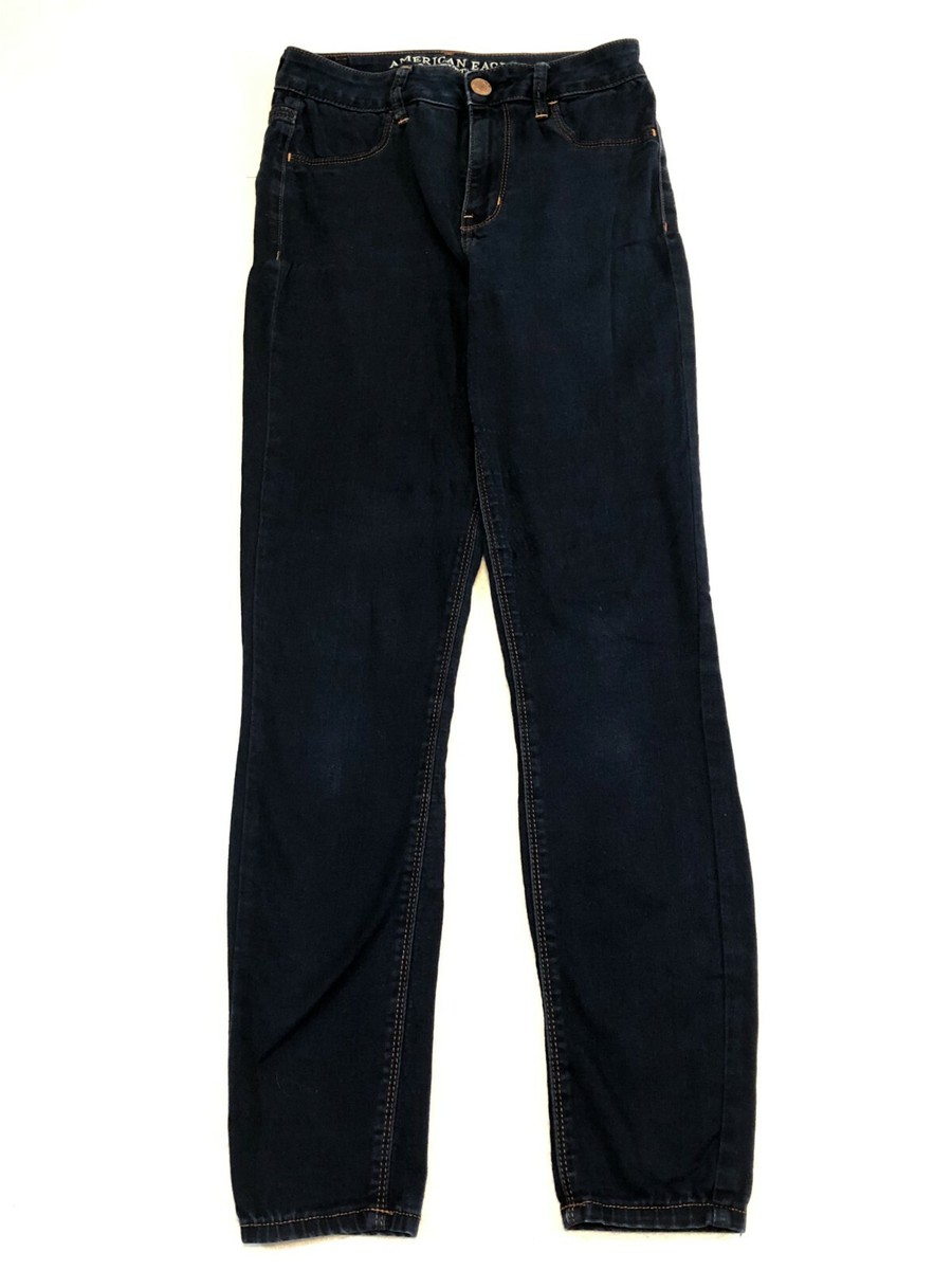 Jeans Jegging American Eagle Sky High - Taille 2 - Coupe Très Haute - Occasion Très Bon état