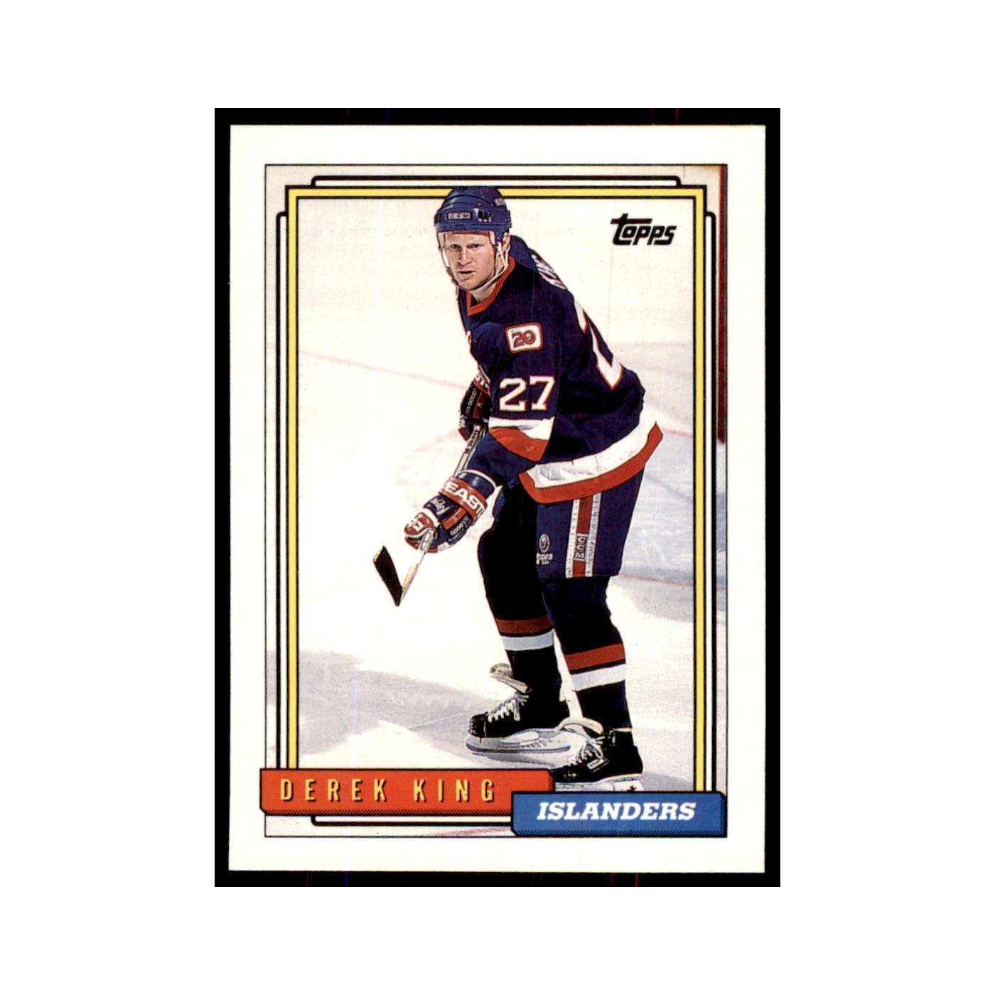 Derek King 1992 Topps #431 Hockey Cards Hockey Card NM