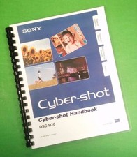 Owners Manual for Sony DSC H20 Camera 149 Pages W/Clear Covers