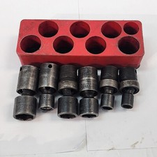 Snap-On 3/8” Drive 6-pc SAE 3/8”- 3/4" IPF Impact Swivel Socket Set IPF24C IPF20