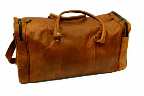 Good quality Leather Duffle Travel Luggage Weekend Overnight Limited Edition - Picture 2 of 4