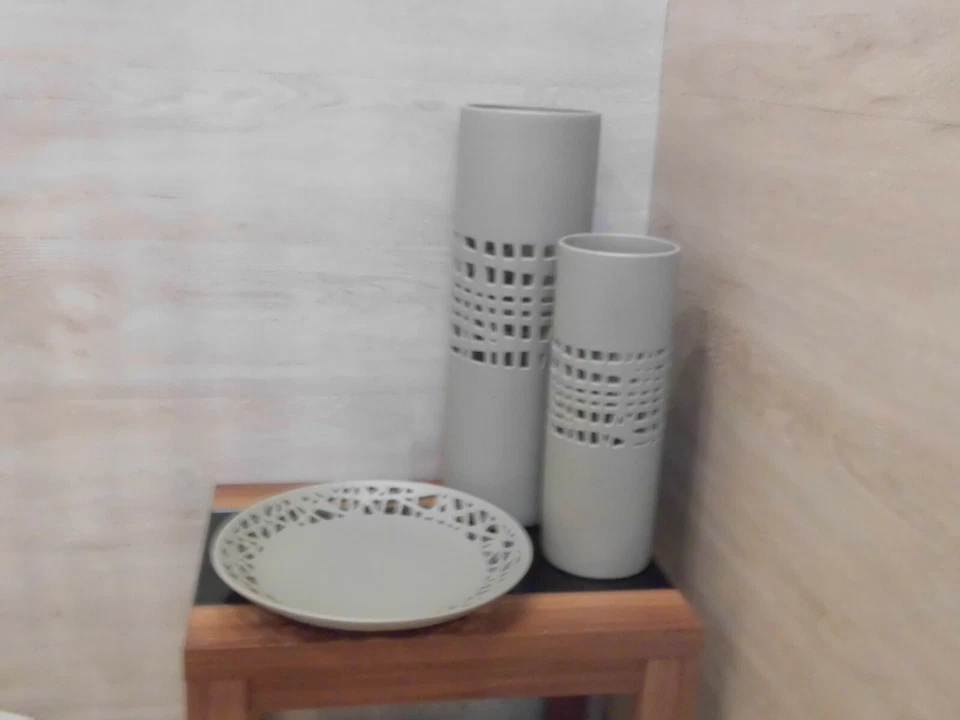 Schale grau 30 cm Keramik Neu - Bild 2 von 3