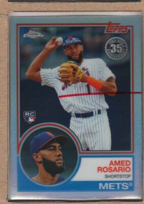 Amed Rosario 83T-2 2018 Topps Chrome '83 Topps Refractor RC - super lite scratch
