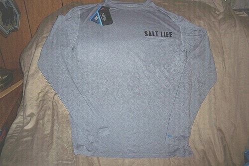 Mens Small Fishing Shirt Salt Life 