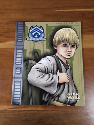 Vintage Star Wars Episode 1 Anakin Skywalker School 3 Ring Binder Folder 