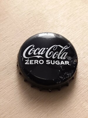 1x Alter Kronkorken Coca-Cola   Zero Sugar Schwarz Weiß jeder KK 1,50 