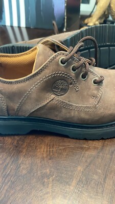 Timberland Mens Size 10MStormbucks Oxford Low-Profile Lace-Up Nubuck Leather EUC Timberland Stormbucks Plain Toe, Men main image 4