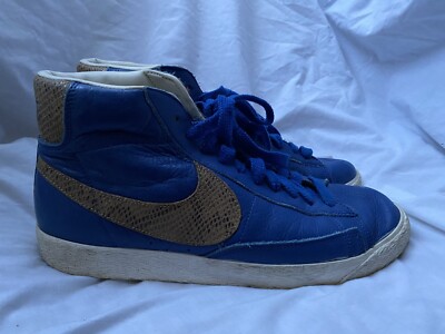 Nike Blazer Mid Blue Snakeskin UK 371761-471 UK