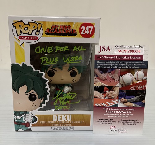 Justin Briner Signed Autographed DEKU Funko Pop MY HERO ACADEMIA JSA COA 4 Justin Briner Signed Autographed DEKU Funko Pop MY HERO ACADEMIA JSA COA 4 | Funko Pop | 2 Justin Briner Signed Autographed DEKU Funko Pop MY HERO ACADEMIA JSA COA 4 | Funko Pop