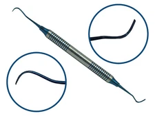 Redland Dental McCall Curette 17/18 Blue Line RH-2620-B-1 USA