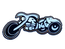 Ivamis Trading Motorcycle Jacket Back Patch Triker Biker Iron/Sew On 11" X 5"