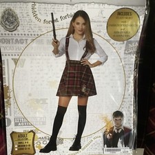 Harry Potter Costume Gryffindor Suspender Skirt -Small 4/6 