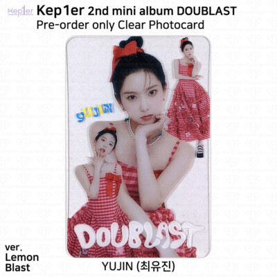 Kep1er 2nd Mini Album Doublast Official Photocard Clear Frame KPOP