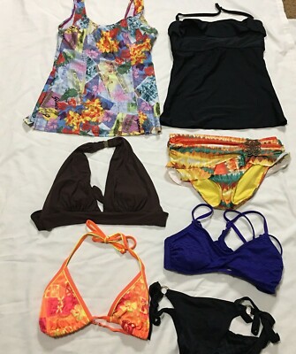 Tommy Bahama Victoria Secret Hula Honey Popina Swim Top Bottom Lot Of 7 Medium