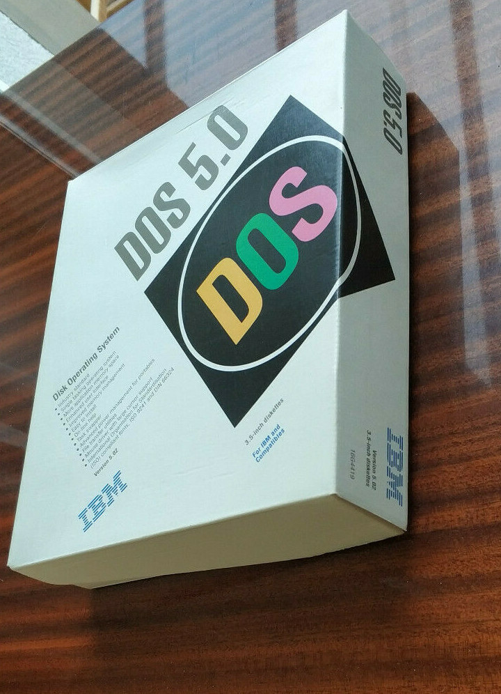 MS DOS 5.0 IBM 3,5