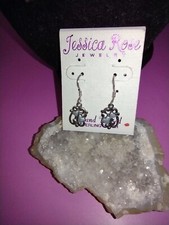 Sterling Silver Heart Drop Dangle Earrings
