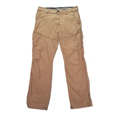 Wrangler ATG Pant Men 35x30, Tag 34x32 Tan Utility Outdoor Hiking NT867BE