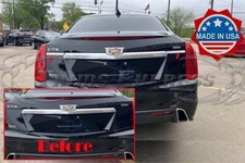 Fit2014-2019 Cadillac Cts Sedan Rear Door Trunk Trim Sticker Cover Accent 2pc Fit2014-2019 Cadillac Cts Sedan Rear Door Trunk Trim Sticker Cover Accent 2pc