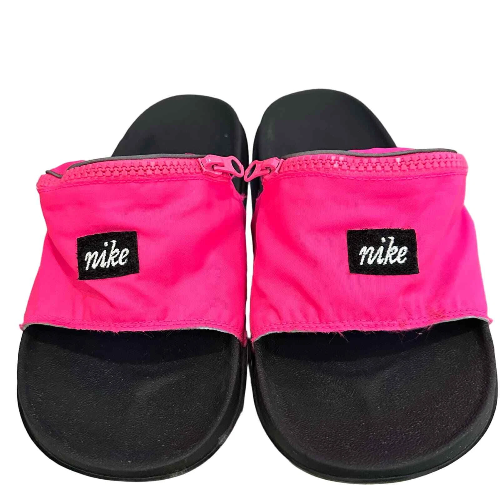 Nike Off Court Uomo 10 Slides Be True Pink Nero Tasche con Cerniera DD6783 600