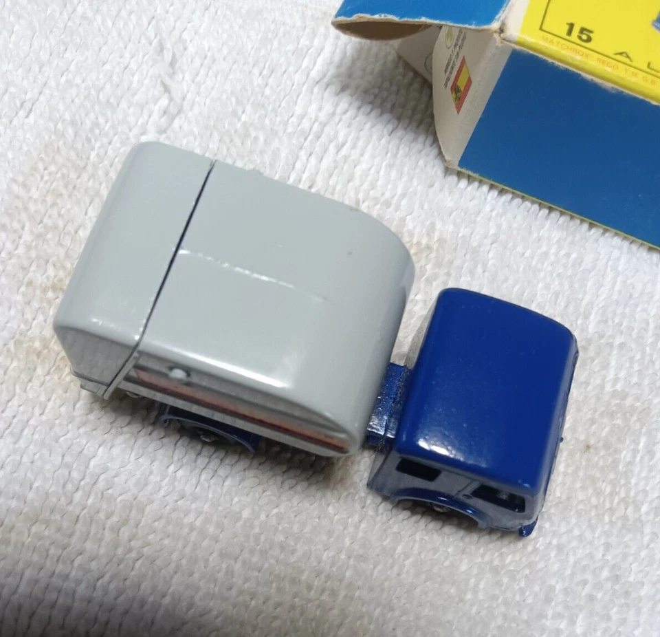 vintage Matchbox Dennis Refuse truck  #15 new in box toy car - Image 4 of 4