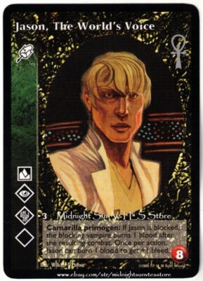Jason, The World's Voice Malkavian Blood Shadowed Court V:TES VTES Vampire CCG