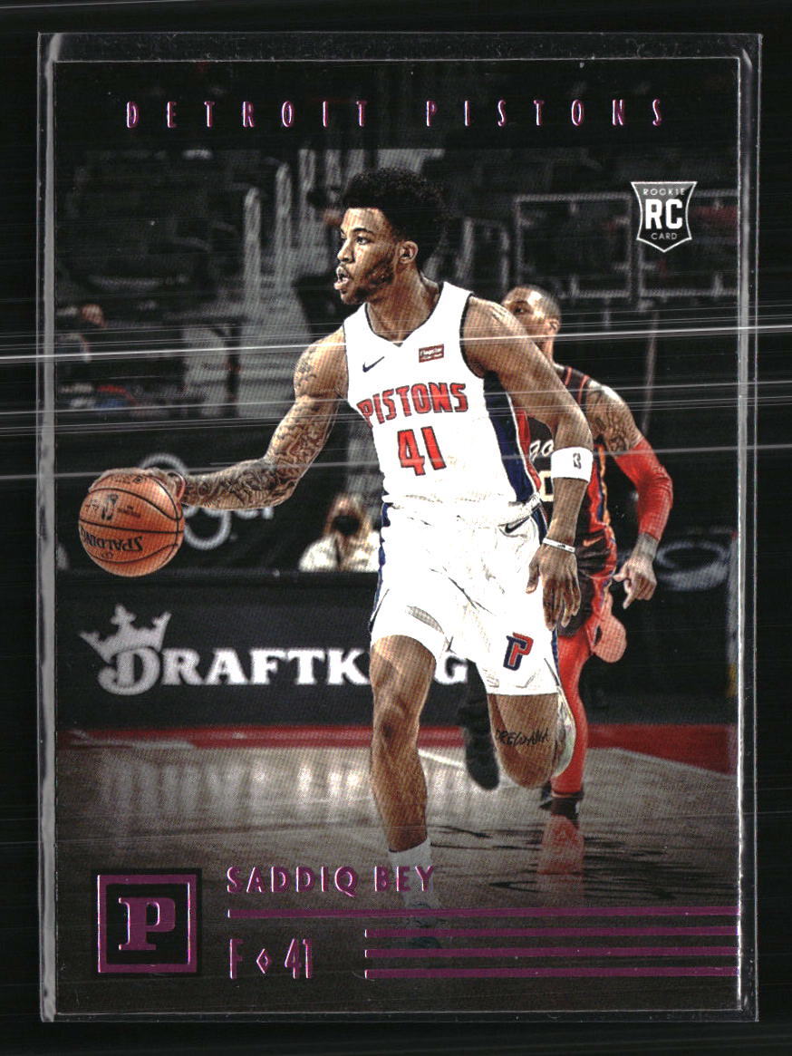 Saddiq Bey 2020 Panini Chronicles RC #124  Basketball Card