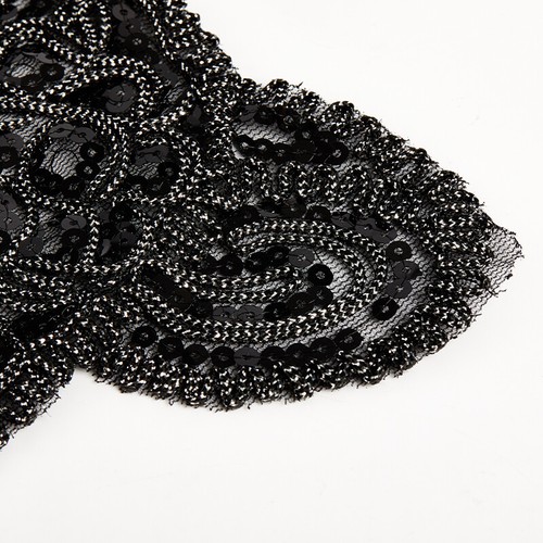 Leopard Patches for Clothing Black Sequin Diy Accessories for Clothes Badge SN❤ - Picture 11 of 11