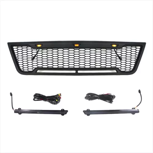 Parachoques delantero con luces LED rejilla de aire compatible con E150 E250 E350 E450 2003-2007 - Imagen 4 de 6