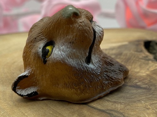 Vintage Unusual Rubber Animal Head Could be Bottle Stopper Lioness - Picture 9 of 12