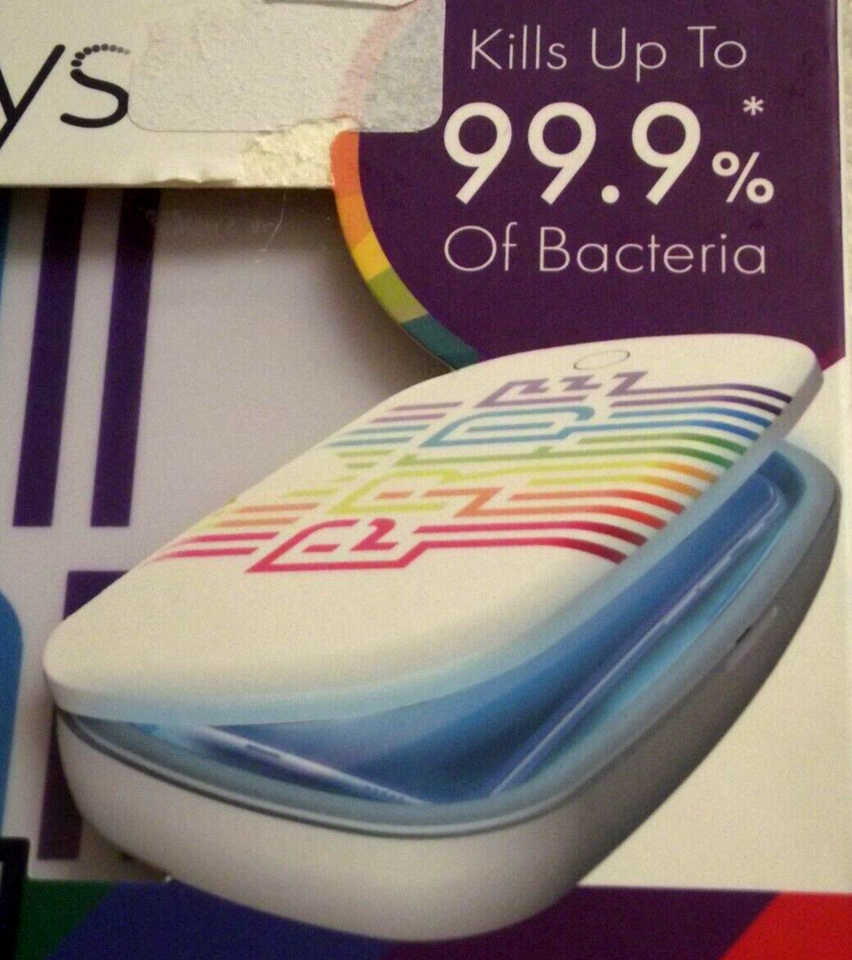 2 Colorways PRIDE UVC Sanitizer Phone Cleaning Kits Kills 99.9