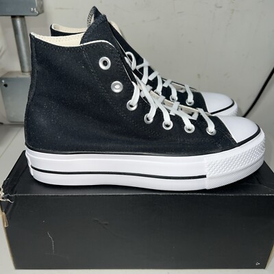 Converse Chuck Taylor All Star Platform Black Canvas 560845F