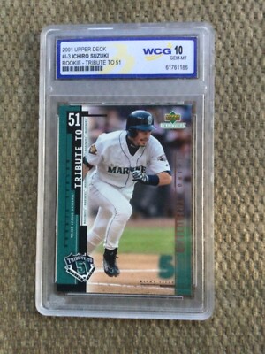 その他 2001 upper deck rookie Ichiro psa 10 2001 upper deck update R.O.Y. bonus ichiro psa 10 seattle