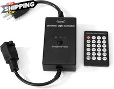 Christmas Light Controller - 16 Dazzling Flash/Fade Functions, 5 Multicolor 