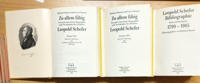 3x Leopold Schefer Biographie Bibliographie Bettina Clausen Bad Muskau Plan 1800