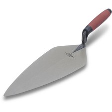 Brick Trowels, London Style, 12 x 5-1/8 Inch, DuraSoft Handle, Brickwork, Blockw