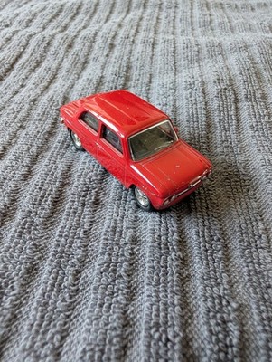 NSU Prinz 1000 Rot Metall Kunststoff 1:57 Welly