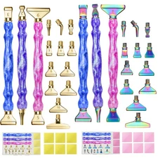21 PCS Diamond Painting Pen Tools Kit DIY Crafts and Nail Design With Metal Tips