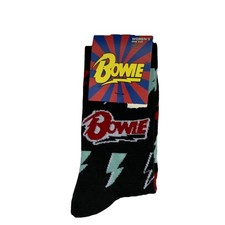 New w/Tag, Women's One Size Socks, David Bowie theme, Fits Size 6-9.5,Multicolor