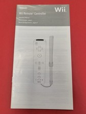 Authentic Original Wii Remote Controller Operations Manual Booklet Only
