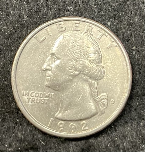 1992 D Washington Quarter Circulated Free Shipping