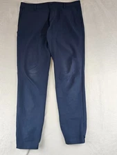 Rhone Commuter Mens Pants 34 Blue Slim Fit Stretch Performance COJ-182 Polyester