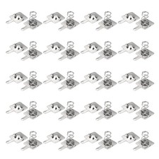 Heyiarbeit 20 Pairs AA Battery Springs AA Battery Contact Plate