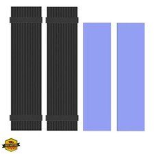 2 Pack M.2 NVMe Aluminum Heatsinks Cooler with Nano Silicone Thermal Pad