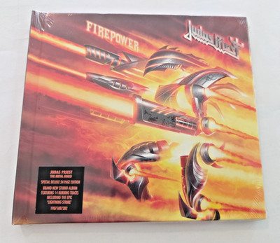 Firepower (Limited Edition) by Judas Priest (CD, 2018) Deluxe Hardcover