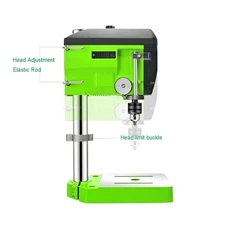 Micro Bench Drill, Electric Bench Drill, Aluminum Alloy Workbench Base