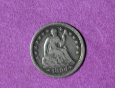1854- Seated Liberty Half Dime #P33884