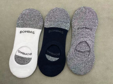 3 pairs Women's Marl Cushioned No Shows Socks Size Medium 8-10.5 3 Colors